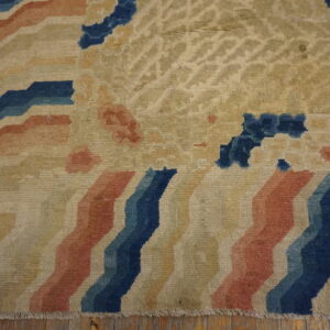 Colorful abstract pattern on rug