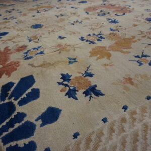 Colorful floral patterns on beige background