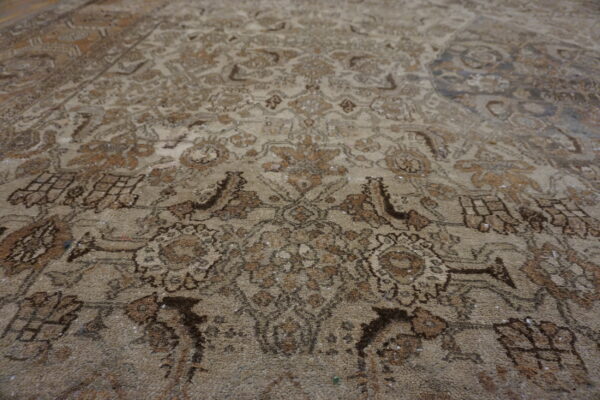 Antique large dab persian knotted rug - image 9