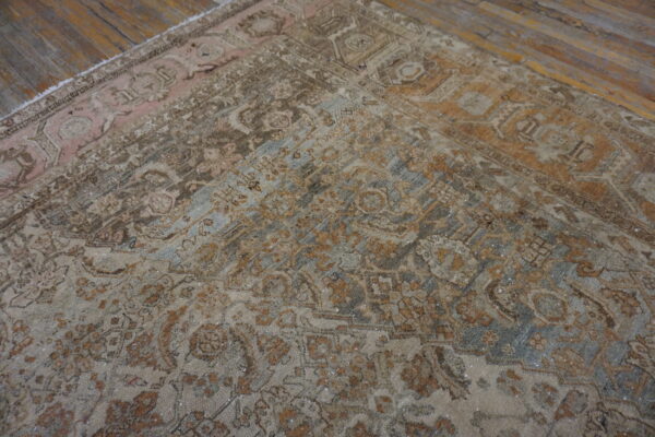Antique large dab persian knotted rug - image 8