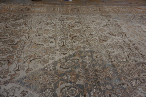 Antique large dab persian knotted rug - image 7