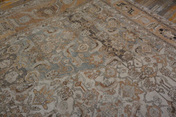 Antique large dab persian knotted rug - image 5