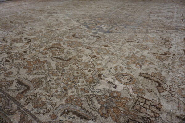 Antique large dab persian knotted rug - image 3