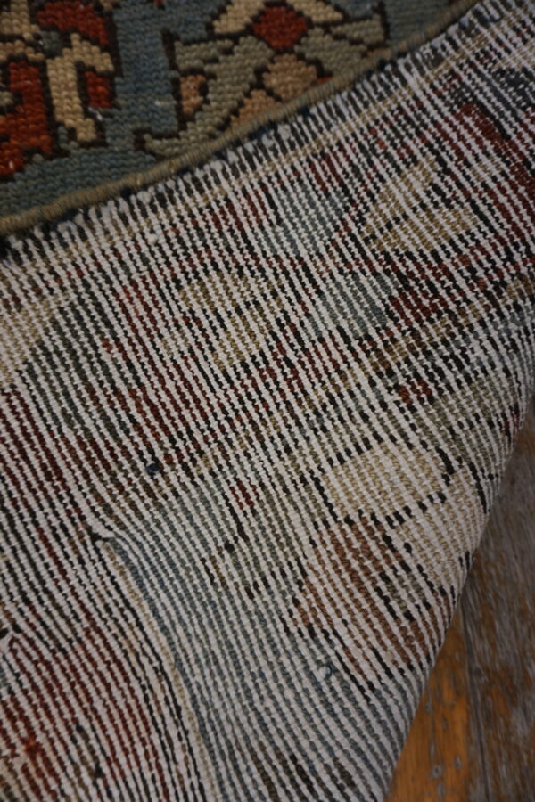 Antique large persian geometric knotted rug - image 6