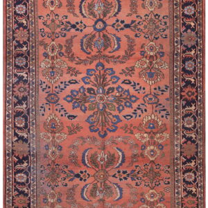 Ornate floral design on vibrant background