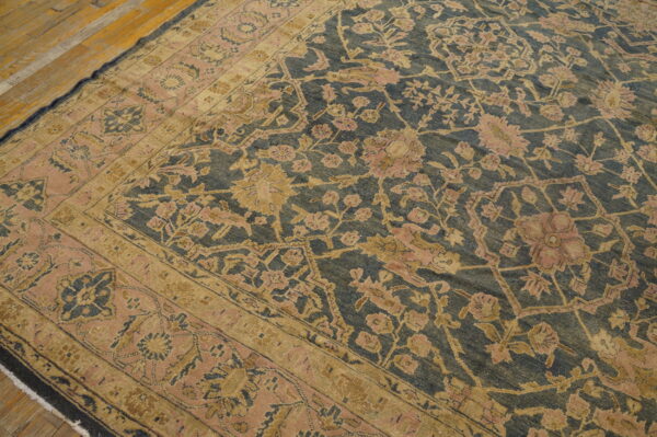 Antique malayer oversized room size wool rug - image 4