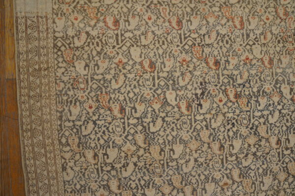 Intricate geometric persian rug design.