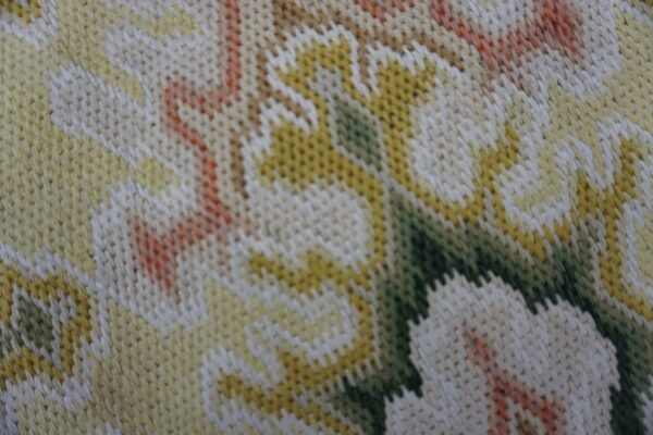 Floral pattern in soft pastel colors.