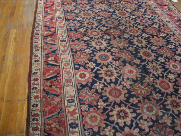 Intricate floral pattern on dark background