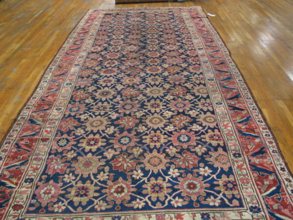 Colorful floral pattern on dark background