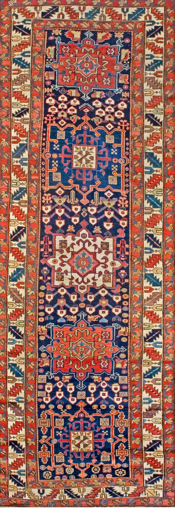 Colorful intricate persian rug design