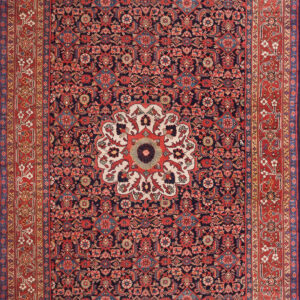 Antique N.W. Persian Oversized Room Size Wool Blue Rug