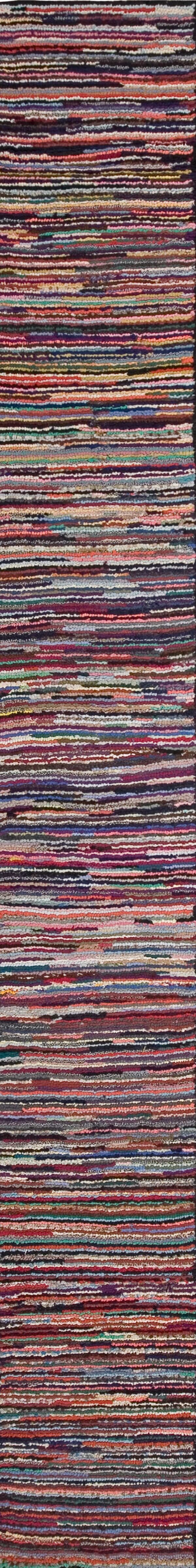 Colorful striped textile pattern design.