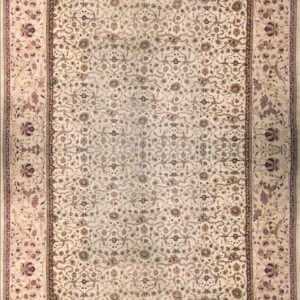 Antique Oversized Amritsar Indian Knotted Rug