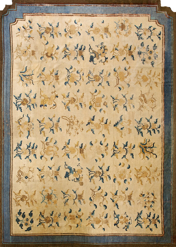 Intricate floral and animal patterns.