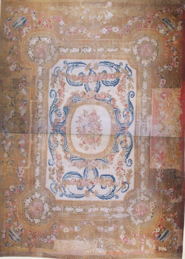 Ornate floral design with vibrant colors