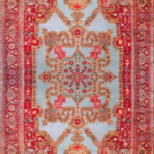 Colorful intricate Persian rug design