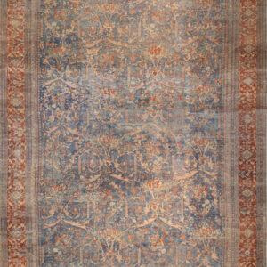 Intricate floral pattern in muted colors.