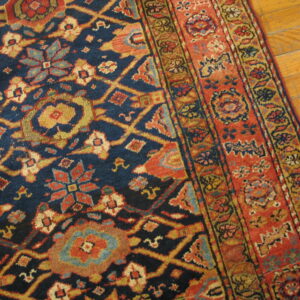 Colorful intricate Persian Kurdish rug