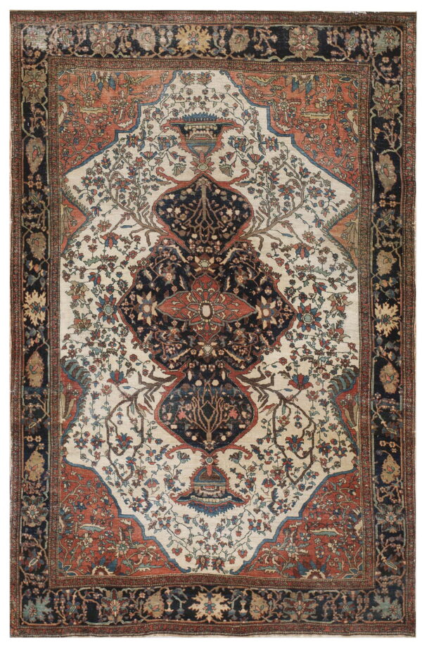 Intricate floral design with vibrant colors.