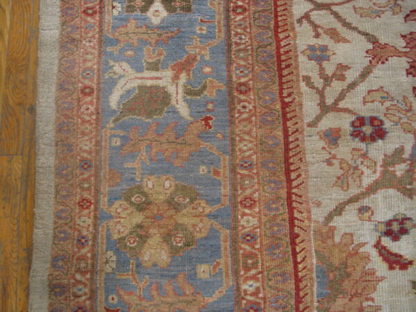 Colorful floral and animal patterns.