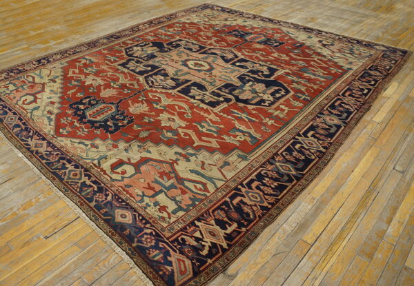 Colorful intricate persian rug design