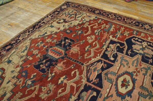 Colorful intricate persian rug design