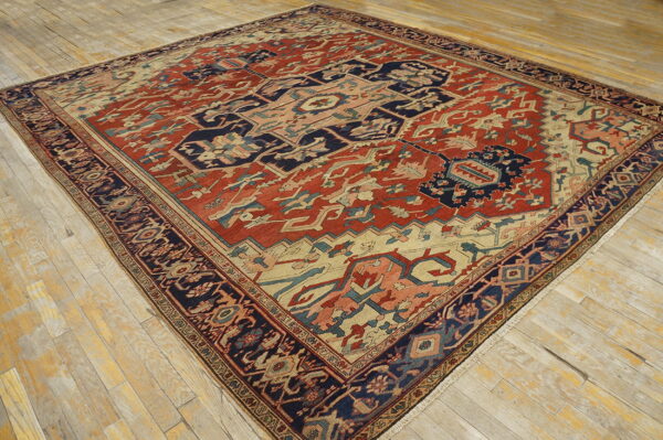 Colorful intricate persian rug design