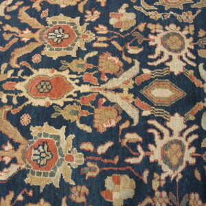 Intricate floral patterns on dark background