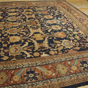 Intricate floral patterns on dark background