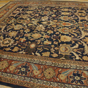 Intricate floral patterns on dark background.