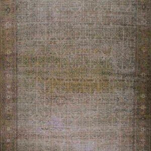 Casual Worn Distressed Antique Oversized Shabby Chic Persian Sultanabad Rug