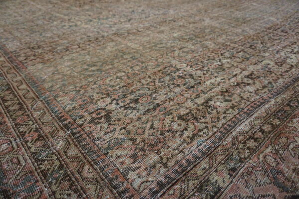 Casual worn distressed antique oversized shabby chic persian sultanabad rug - image 11