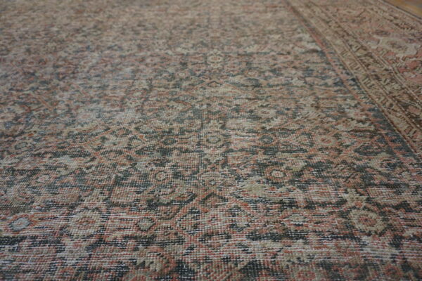 Casual worn distressed antique oversized shabby chic persian sultanabad rug - image 13