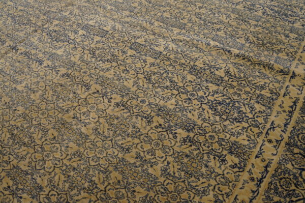 Intricate floral pattern on ivory background