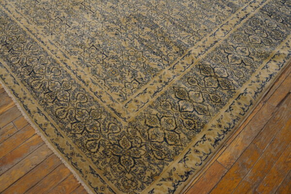 Intricate floral pattern on ivory background