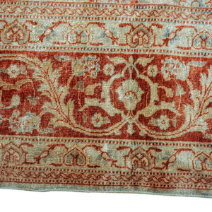 Intricate floral pattern with warm colors