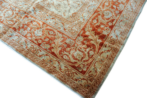 Vintage persian rug with intricate patterns