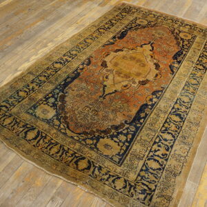 Ornate vintage Persian area rug
