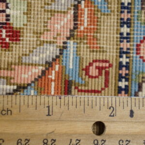 Intricate floral pattern on rug