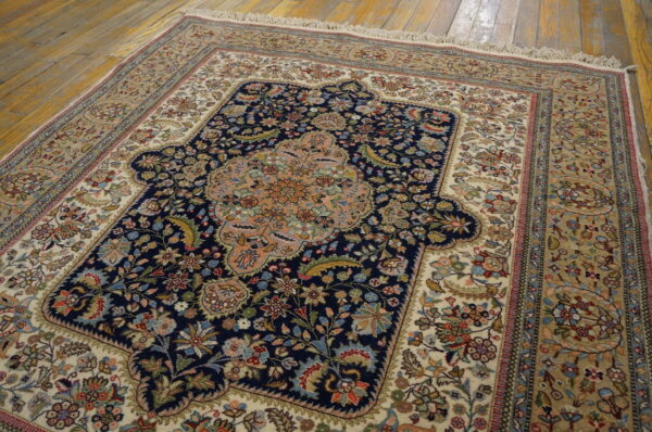 Intricate floral design on dark background