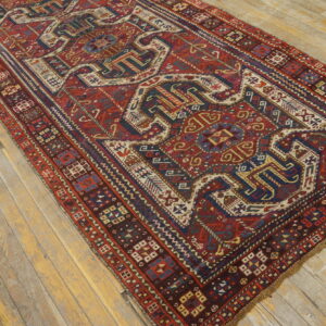 Colorful intricate patterned hallway runner