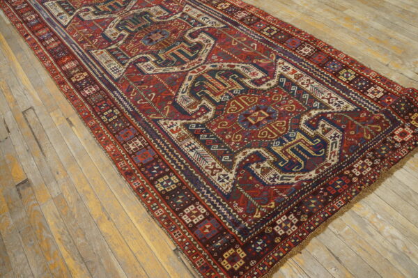 Colorful intricate patterned hallway runner