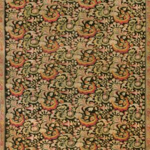 Intricate floral pattern on dark background