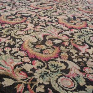 Intricate floral pattern on dark background