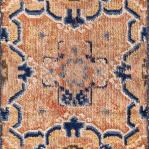 Antique Wool 1800s Rectangle Knotted Chinese - Ningxia Small Scatter Size Rug