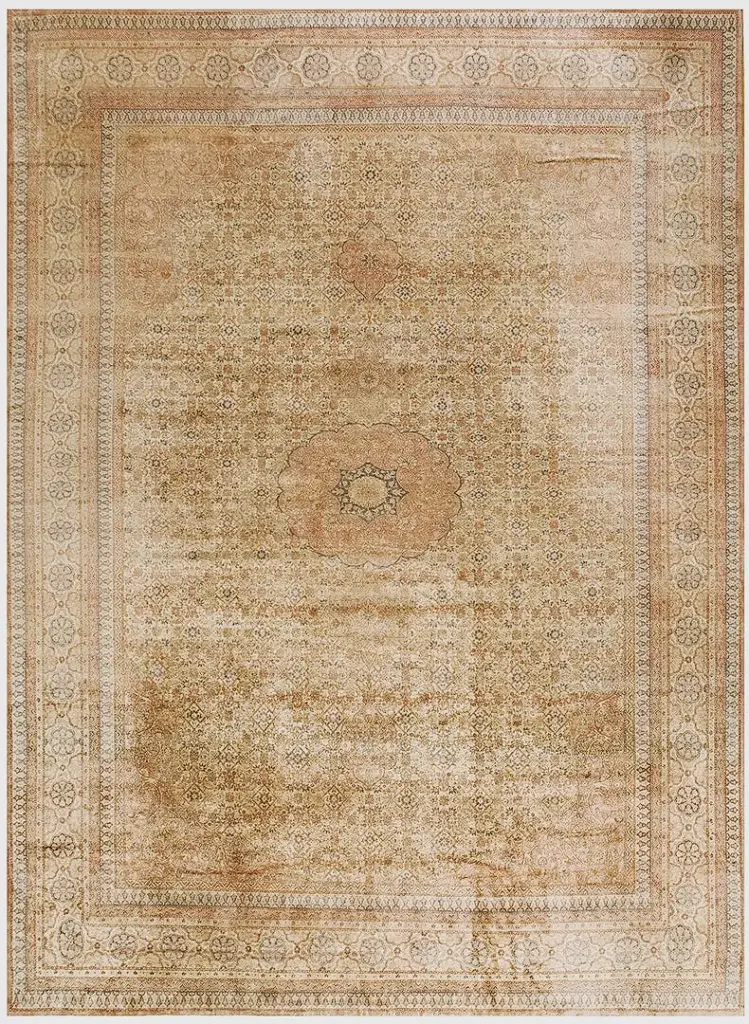 Fine Decorative Light Color Antique Large Room Size Turkish Sivas Rug