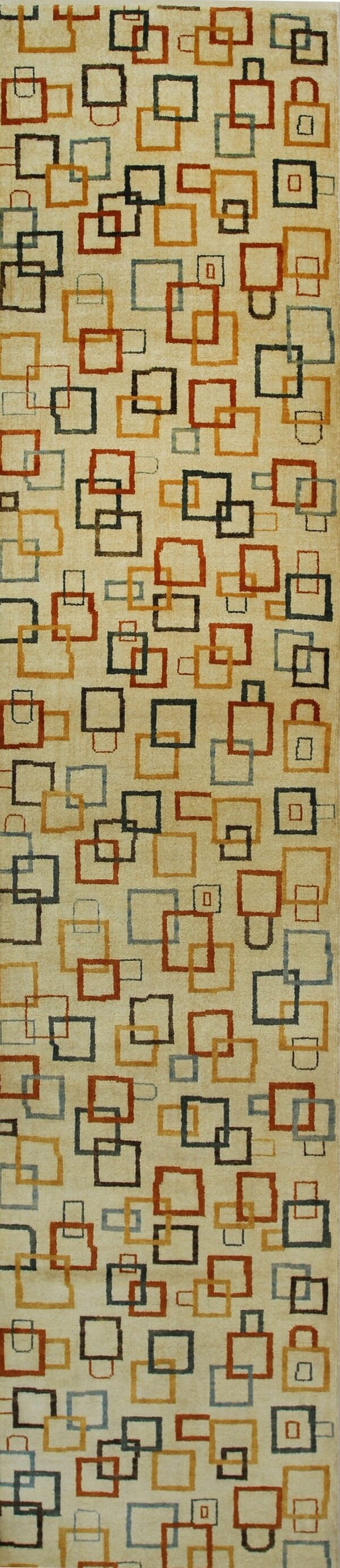 Geometric patterns in warm colors.