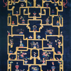 Colorful intricate Chinese art design