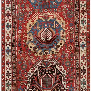 Rustic Tribal Mid 19th Century Antique Northwest Persian Hallway Runner Rug by Rugs On Net